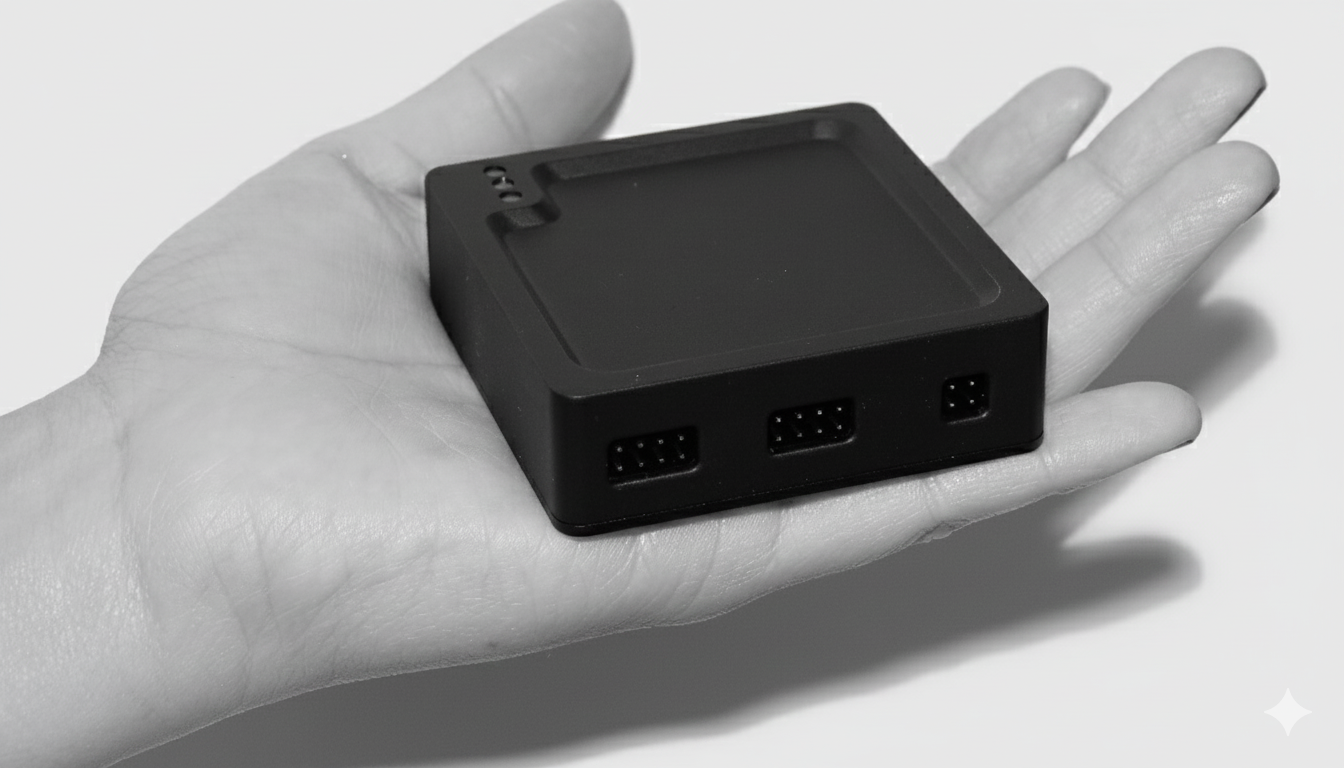 Ampisu in hand showing scale